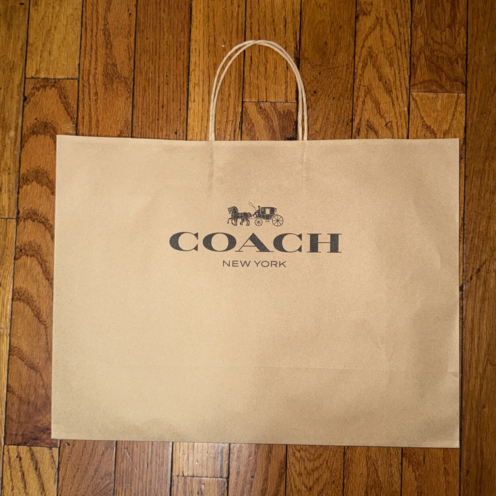 Authentic Paper Coach Bag